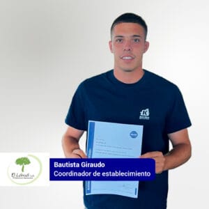 Coordinador de establecimiento, Bautista Giraudo. 